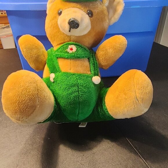 Vintage 80s Etone German Plush Teddy Bear Lederhosen - Picture 4 of 6